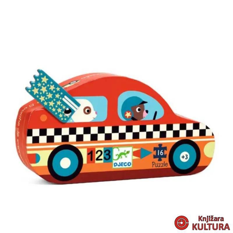 PUZZLE - The racing car  - 16 pcs DJ07273 