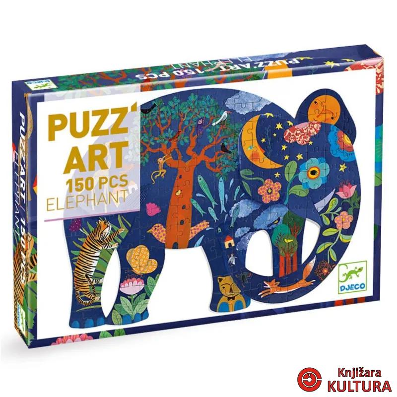 PUZZLE ART - Elephant - 150 pcs DJ07652 
