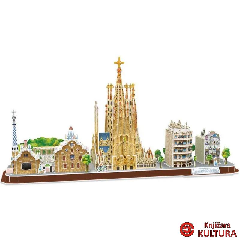 PUZZLE CUBICFUN CITY LINE BARCELONA 