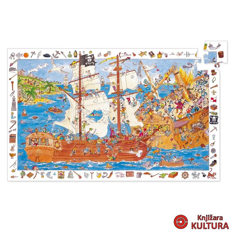 PUZZLE observ. Pirates 100  pcs 