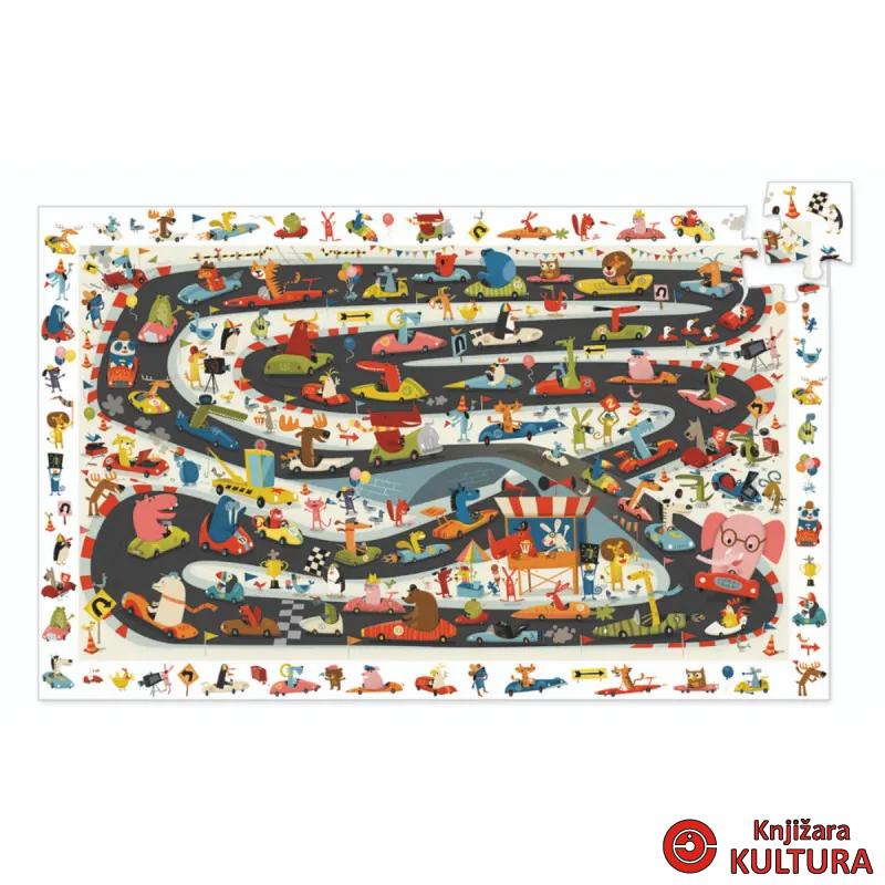 PUZZLE observ. Car rally 54 pcs 