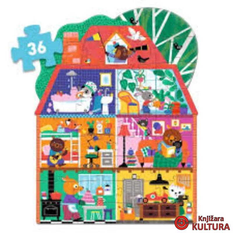 PUZZLE 36-70X50cm MALI PRIJETELJI DJ07169 