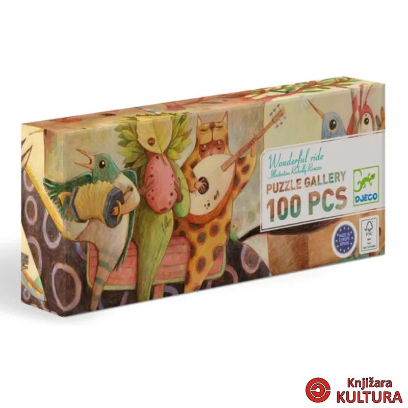 PUZZLE 100- 97X33cm Wonderful Ride DJ07681 