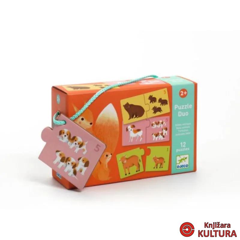 PUZZLE DUO BABY ANIMALS DJ08197 