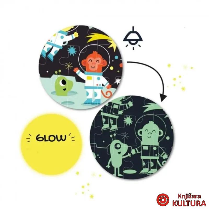 PUZZLE GLOW IN THE DARK SPACE 60U 18813AP 