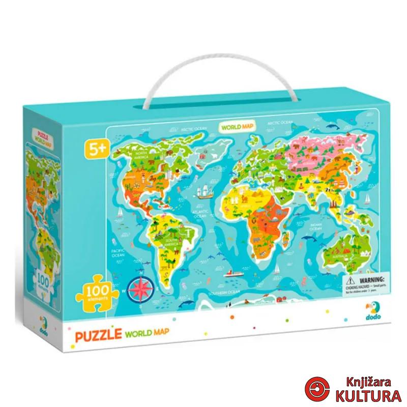 DODO PUZZLE MAPA SVIJETA 