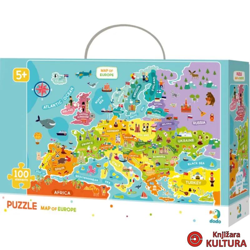 DODO PUZZLE MAPA EUROPE 