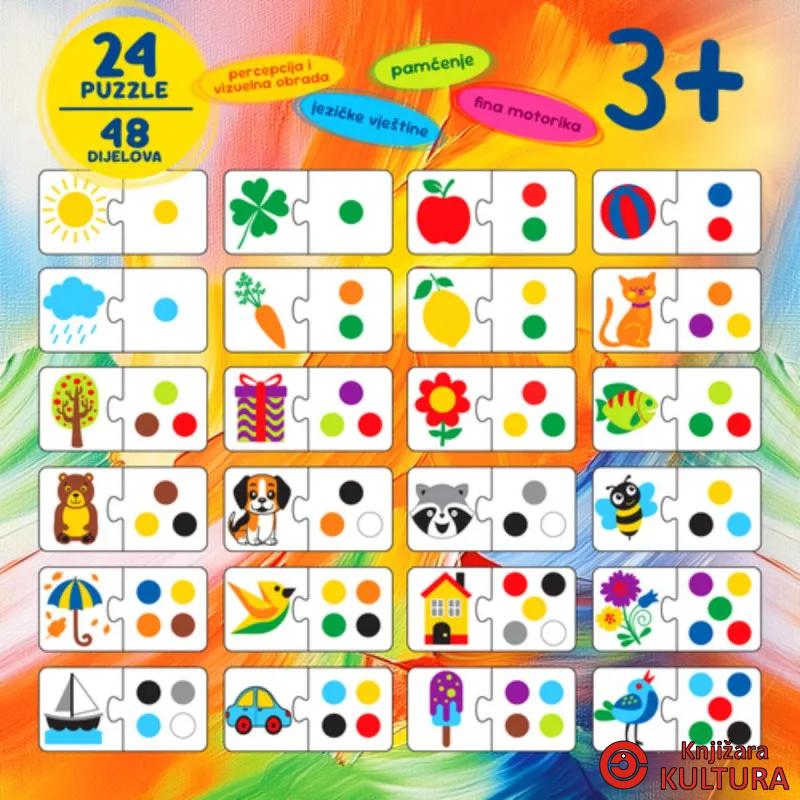 EDU PUZZLE SPAJANJE BOJA 