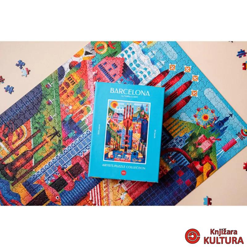 Puzzle,Barcelona,1000 pcs,chipboard 