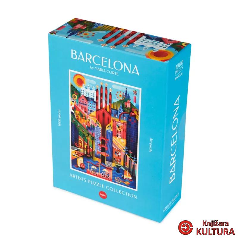 Puzzle,Barcelona,1000 pcs,chipboard 