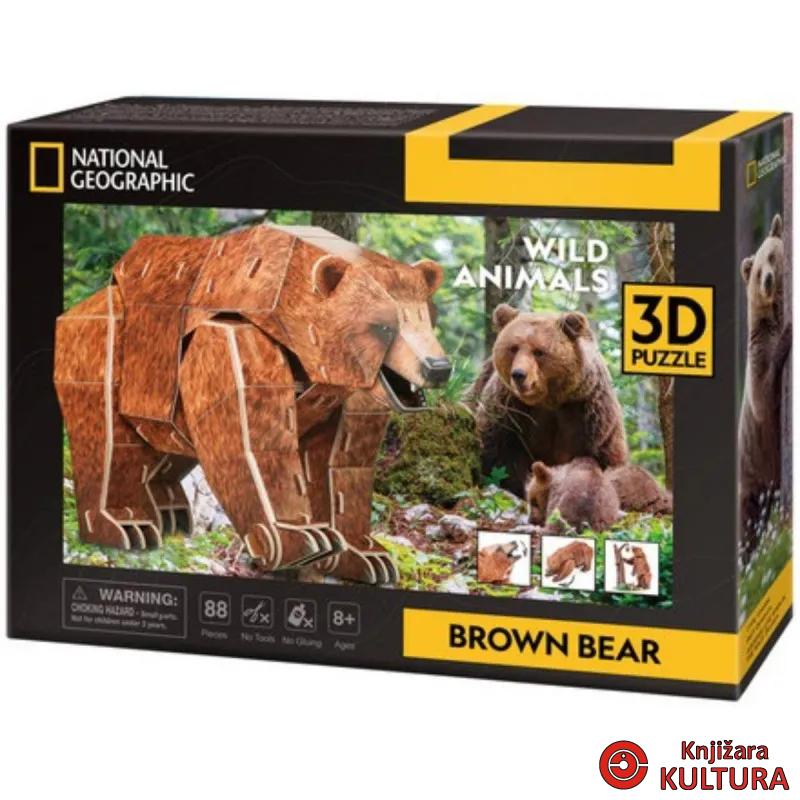 CUBICFUN PUZZLE BRAON MEDVJED 