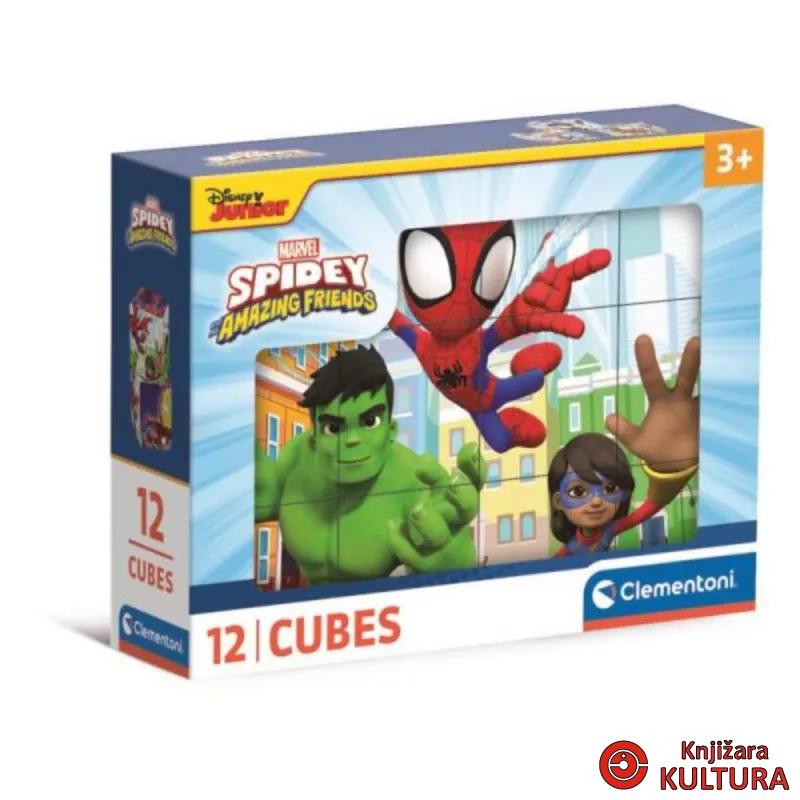KOCKE CUBI 12 -SPIDEY AND AMAZING FRIENDS 