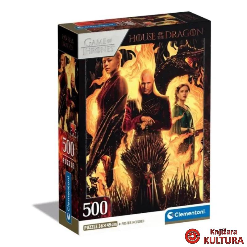 PUZZLE 500 HOUSE OF DRAGON COMPACT 