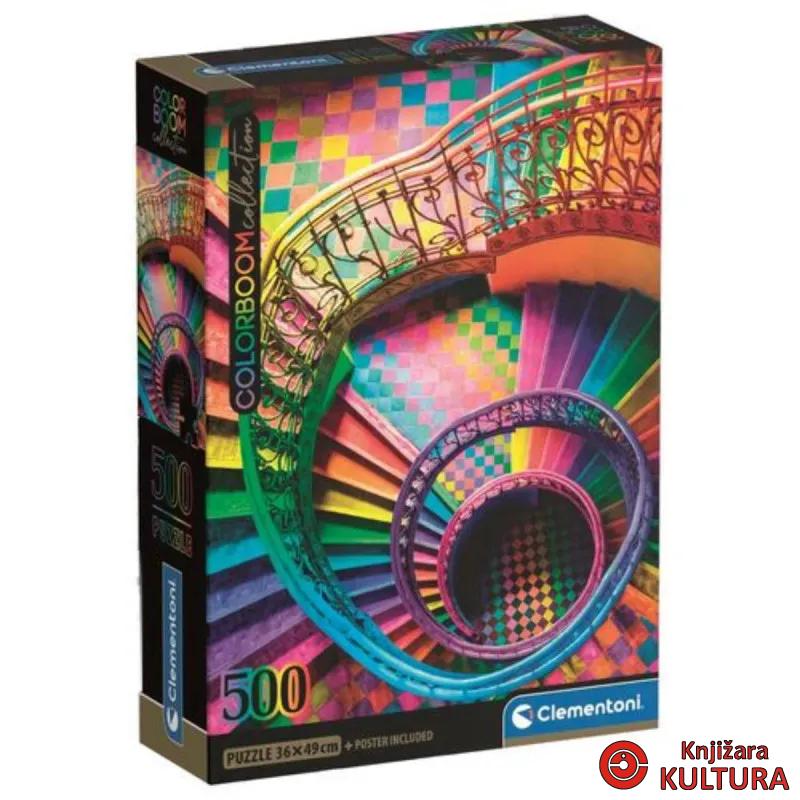 PUZZLE 500 HQC COLORBOOM STAIRS COMPACT 