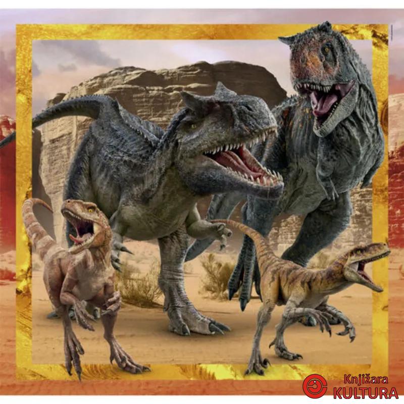 PUZZLE 3X48 SQUARE JURASSIC WORLD 