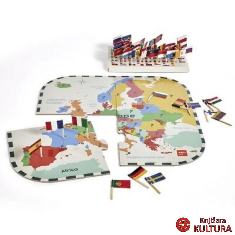 PUZZLE APLI ZASTAVE EVROPE 