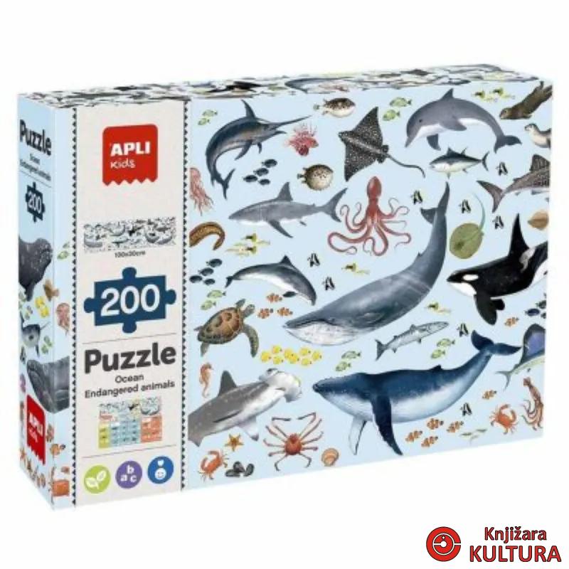 PUZZLE APLI OCEAN UGROŽENE ŽIVOTINJE 200/1 