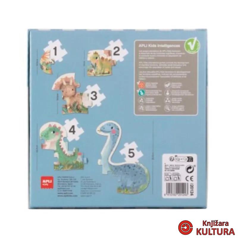 PUZZLE APLI MY FIRST PUZZLE DINOSAURS 