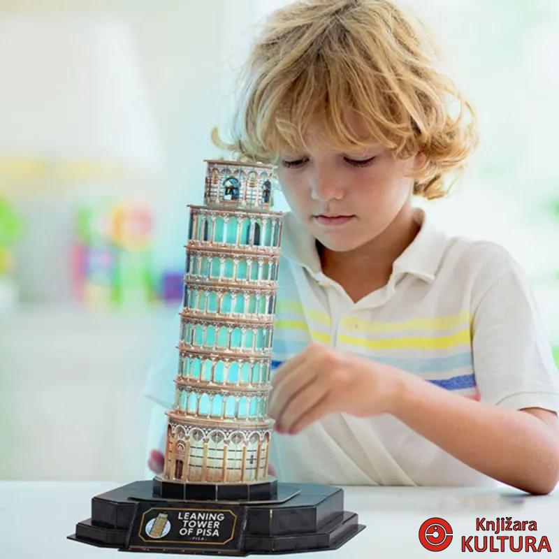 CUBIC FUN PUZZLE LEANING TOWER OF PISA NIGHT 