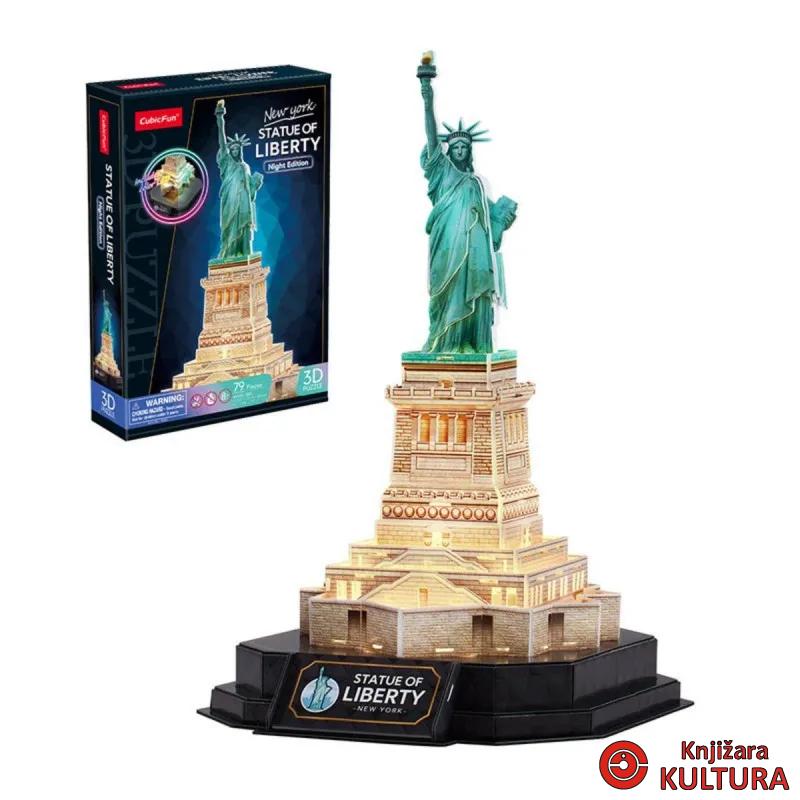 CUBIC FUN PUZZLE STATUE OF LIBERTY NIGHT ED 