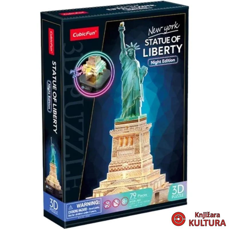 CUBIC FUN PUZZLE STATUE OF LIBERTY NIGHT ED 