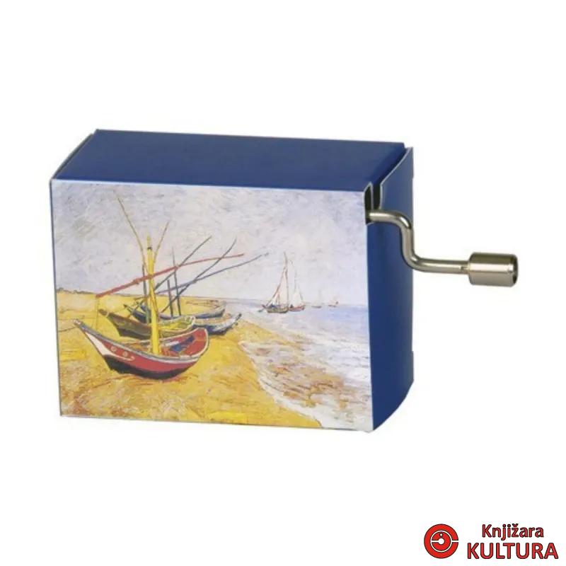 Muzička kutija V.Gogh, Fishing Boats on the Beach,Free as the Wind
