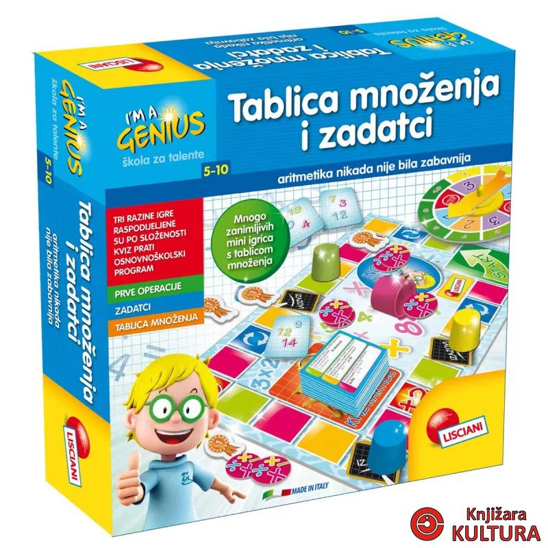 JA SAM GENIJE TABLICA MNOŽENJA 