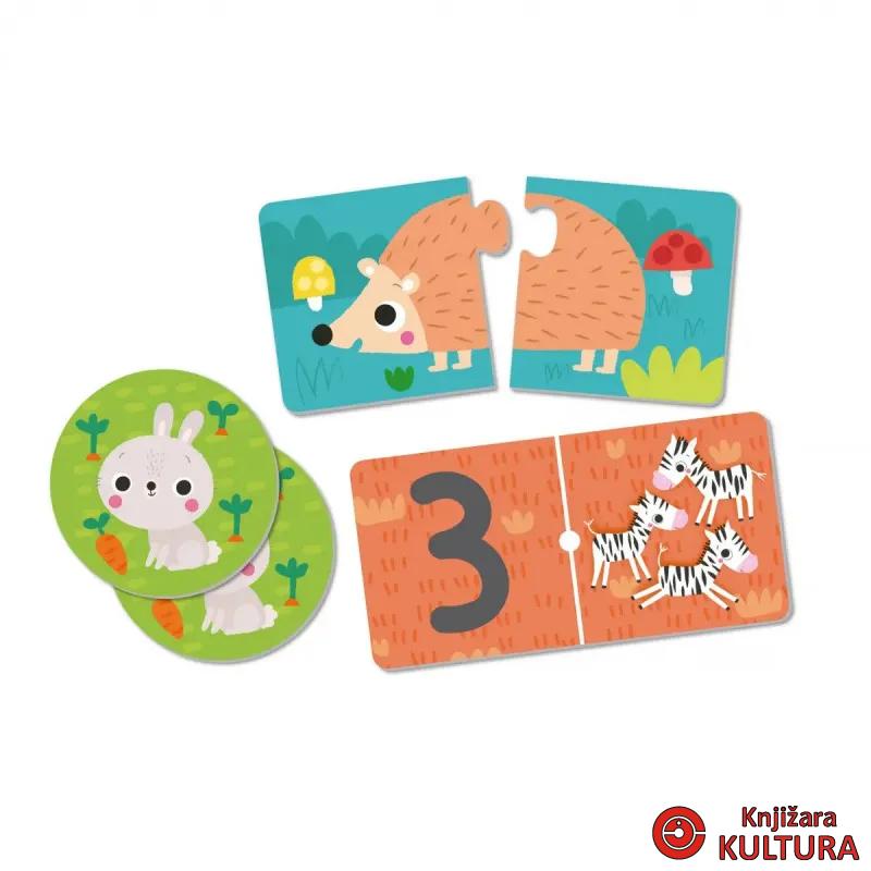 IGRE 3U1-PUZZLE,DOMINE,MEMORIJE ŽIVOTINJE 