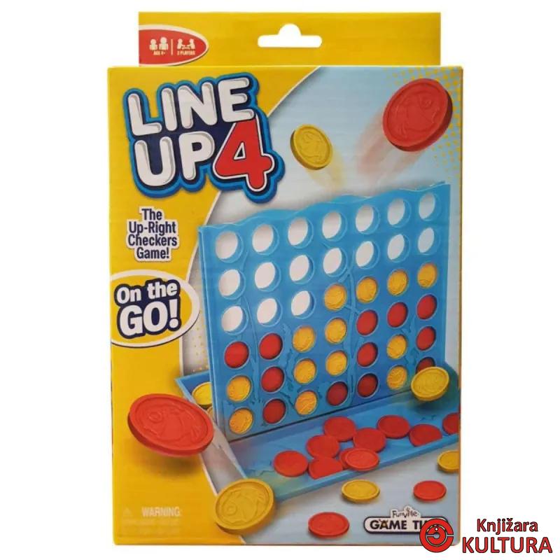 DRUŠTVENA IGRA LINE UP 4-ON THE GO 
