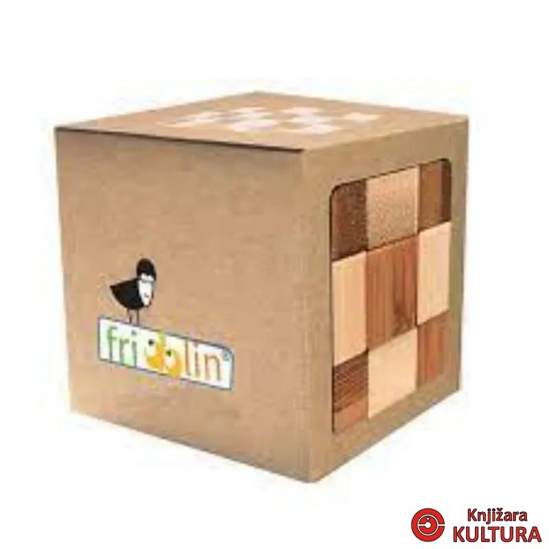 IQ-Test, drvene snake cube, light/dar 17811 