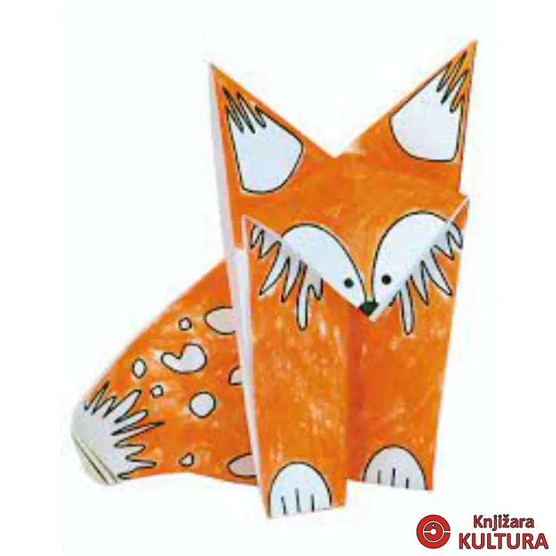 Coloring-Origami, motif Foxes, 20 she 11382 