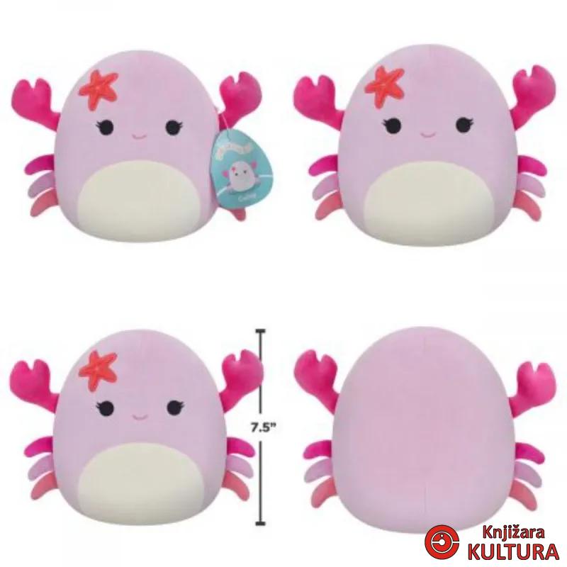 SQUISHMALLOWS 20CM-ROZA RAK SA ZVIJEZDOM 