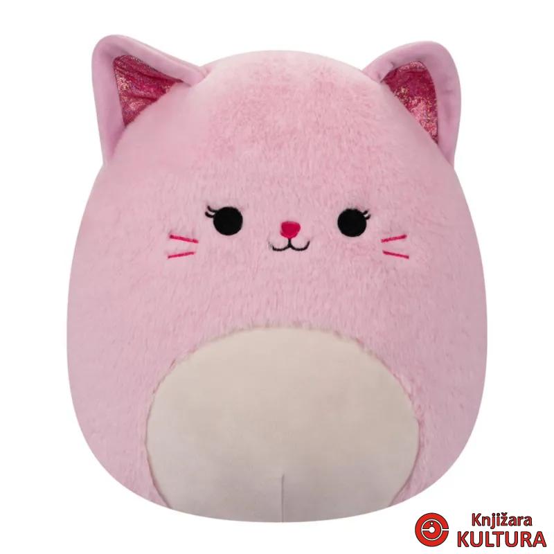 SQUISHMALLOWS FUZZAM.30cm ROZA MAČKA CELENIA 