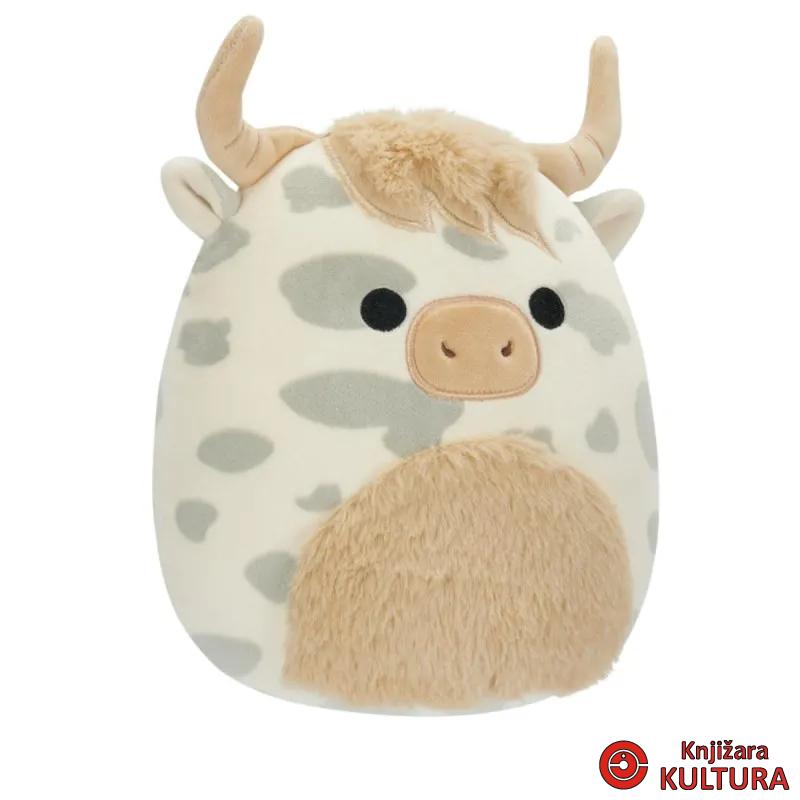 SQUISHMALLOWS 20cm BORSA SIVA TAČ.KRAVA 