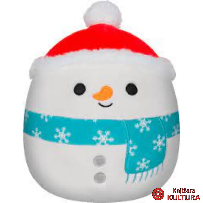 SQUISHMALLOWS 20CM SNJEGOVIĆ SA ŠALOM I KAPOM 