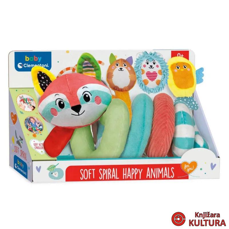 CLEMENTONI BABY PLIŠ SOFT SPIRAL 