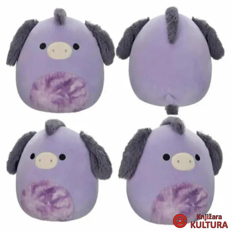 SQUISHMALLOWS 30 CM LJUBIČASTI MAGARAC 
