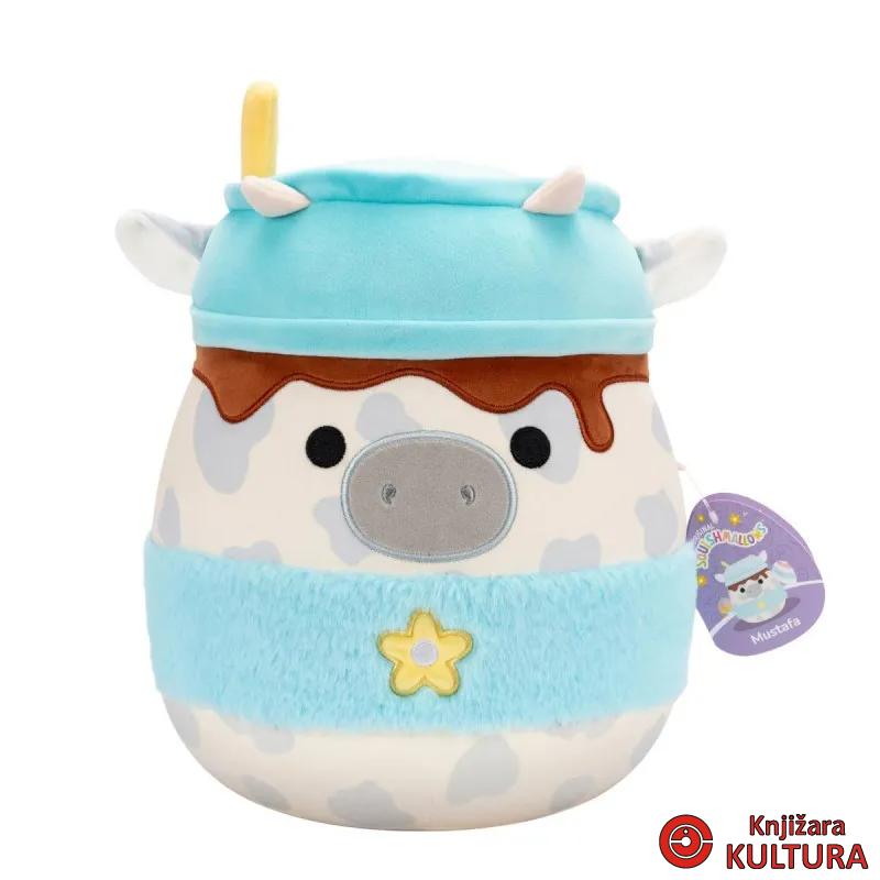 SQUISHMALLOWS 30CM MUSTAFA SIVO-BIJELA KRAVA 