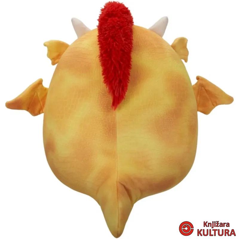 SQUISHMALLOWS 40CM ŽUTI ZMAJ SA CRVENOM KOSOM 
