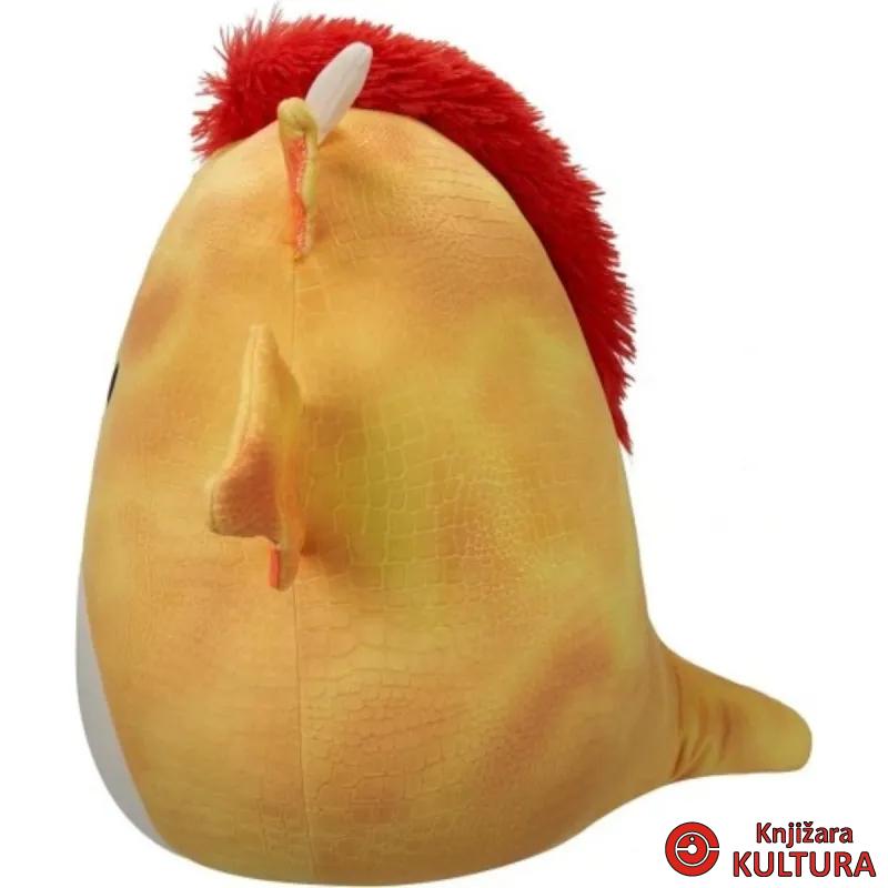 SQUISHMALLOWS 40CM ŽUTI ZMAJ SA CRVENOM KOSOM 