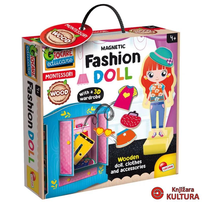 MONTESSORI DRVENA FASHION DOLL 