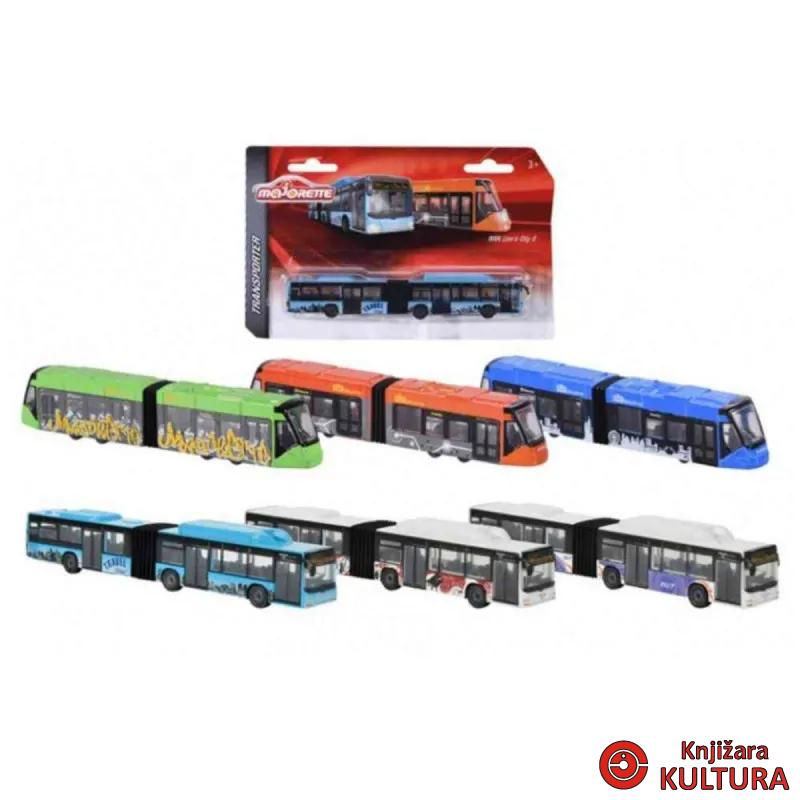MAJORETTE MAN CITY BUS+SIEMENS AVENIO TRAM 