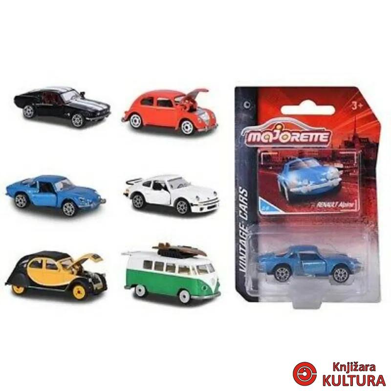 MAJORETTE VINTAGE AUTO 7.5CM ASST 