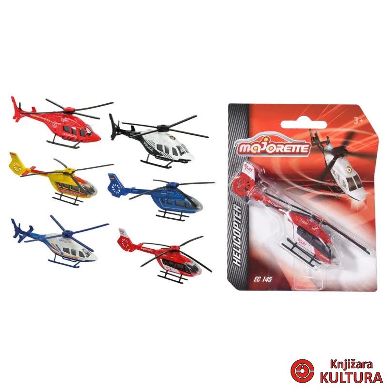 MAJORETTE HELIKOPTER BLIST.13CM ASST 