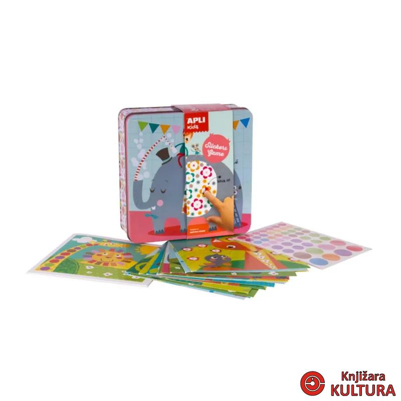 SET SLON UČIMO GEOMETRIJSKE OBLIKE STIKERI 