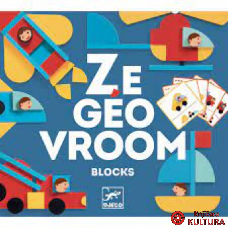 DRVENA IGRAČKA  - Ze Geo Vroum   DJ06436 