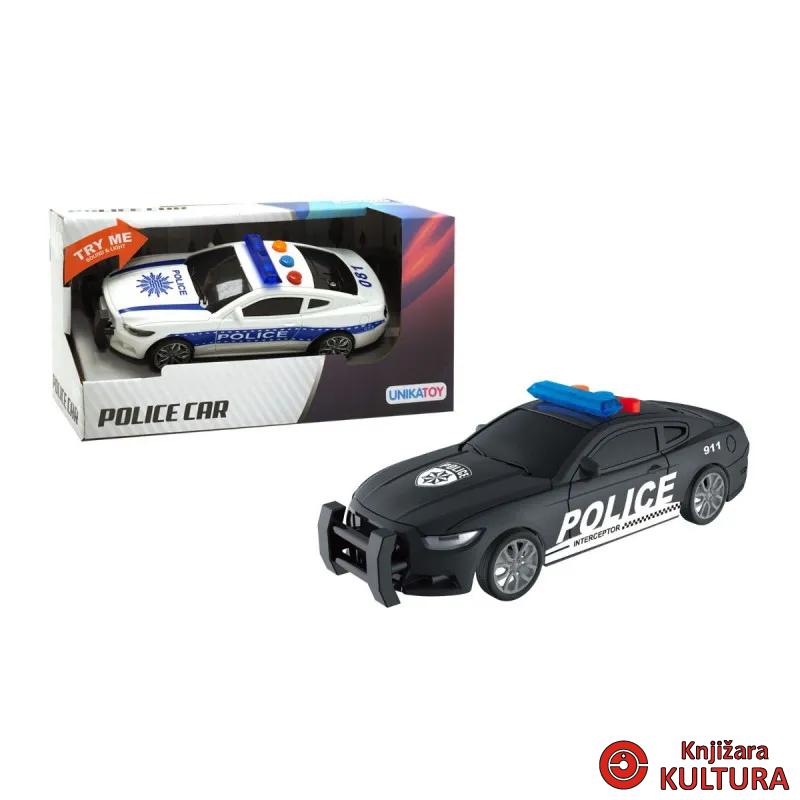 AUTO POLICIJA UNIKATOY 17cm ZVUK+SVIJETLO 