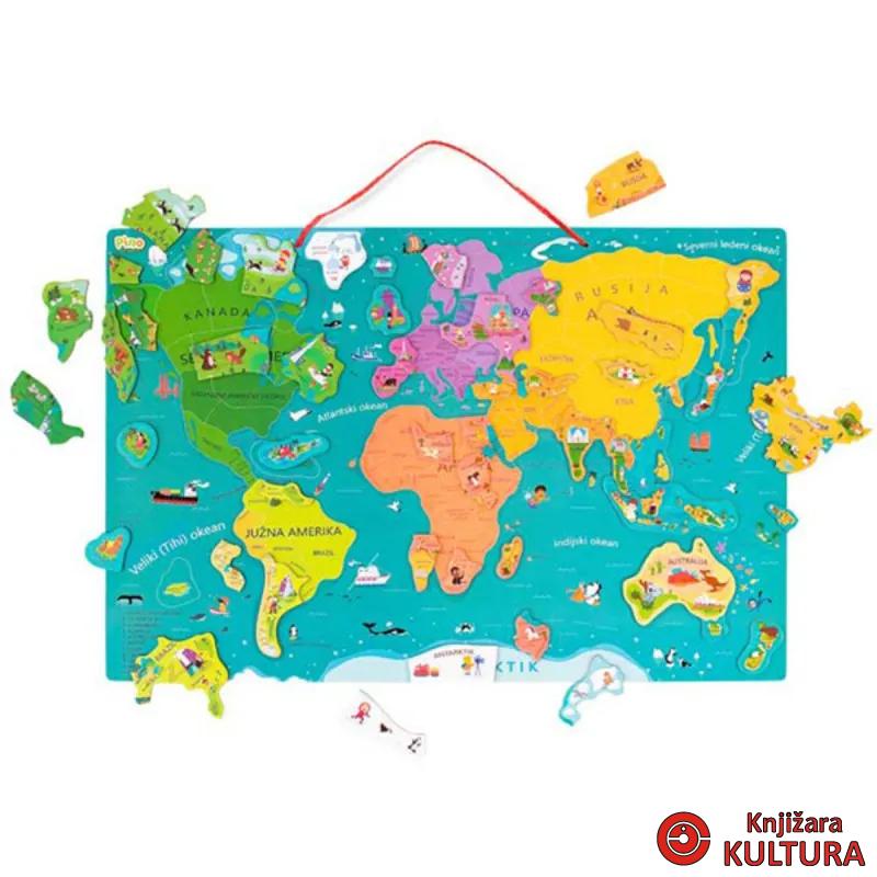 PINO MAGNETNA MAPA SVETA 