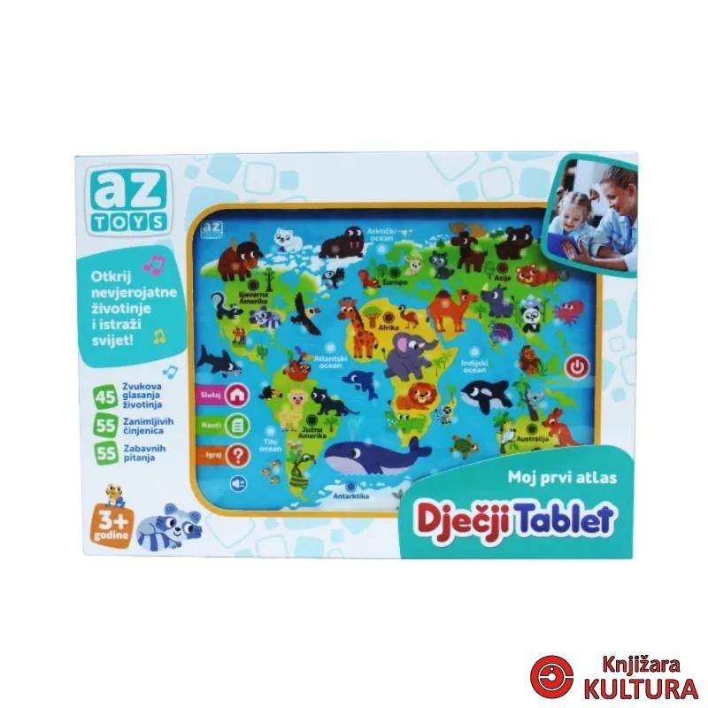 DJEČIJI TABLET MOJ PRVI ATLAS 