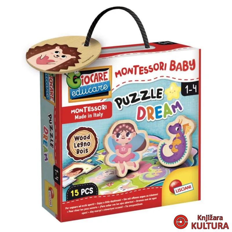 MONTESSORI DRVENE DRVENE PUZZLE DREAM 